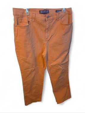 Gloria Vanderbilt Amanda Cropped Jeans - Orange
